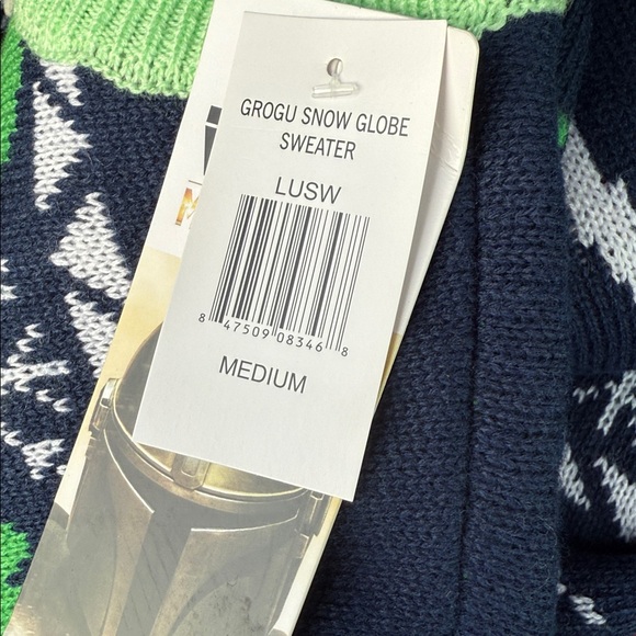 The Mandalorian The Child aka Baby Yoda Ugly Christmas Sweater - Picture 5 of 5